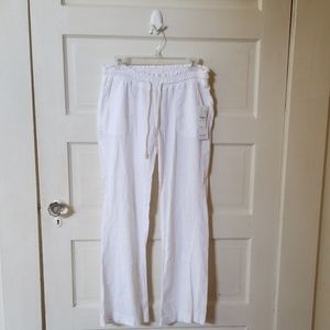 Roxy White Linen Pants